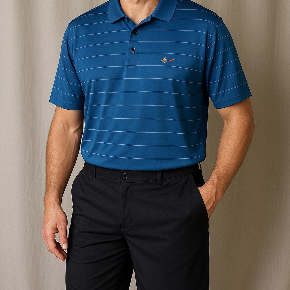 Greg Norman Golf Polo & Shorts Set | XL Shirt & 38 Shorts